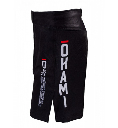 SALE Okami fightgear Competition Fightshorts Basic Black #1