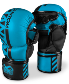 MMA Sparring Handschuhe APEX - Neon Blau