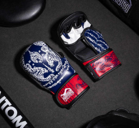 Sparring Handschuhe Muay Thai - Blau