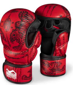 Sparring Handschuhe Muay Thai - Rot