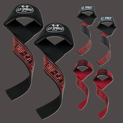 Zughilfen "Profi- Grip" Schwarz oder Rot - C.P.Sports - T12-0