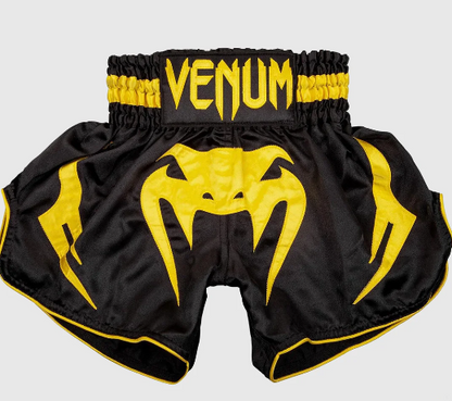Venum Bangkok Inferno Muay Thai Shorts - black/Yellow
