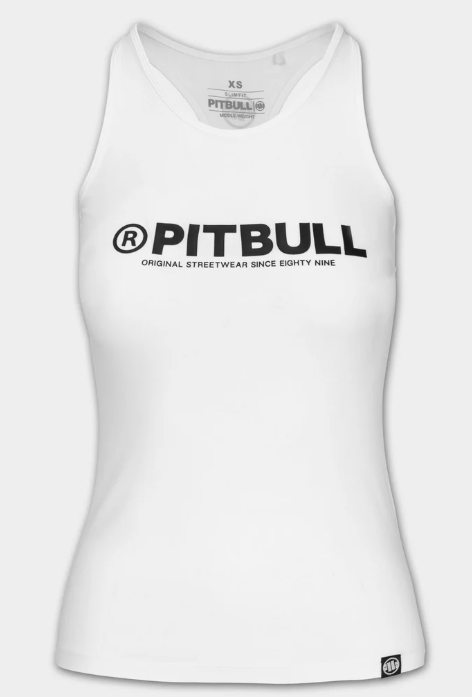 Damen Tanktop Slim Fit PITBULL R - Weiß