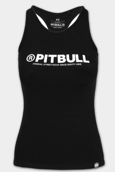 Damen Tanktop Slim Fit PITBULL R - Schwarz