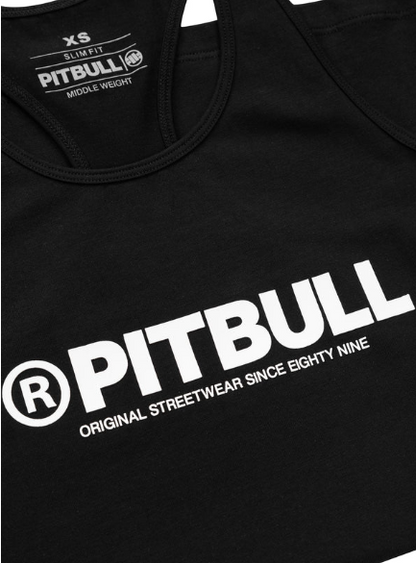 Damen Tanktop Slim Fit PITBULL R - Schwarz