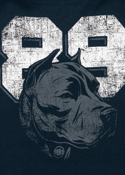 Herren Tank Top Slim Fit Dog 89 - dark navy