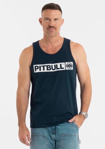 Herren Tanktop Slim Fit Hilltop - Navy