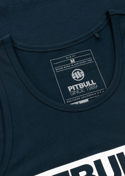 Herren Tanktop Slim Fit Hilltop - Navy