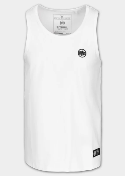 Tanktop Slim Fit Small Logo - Weiß