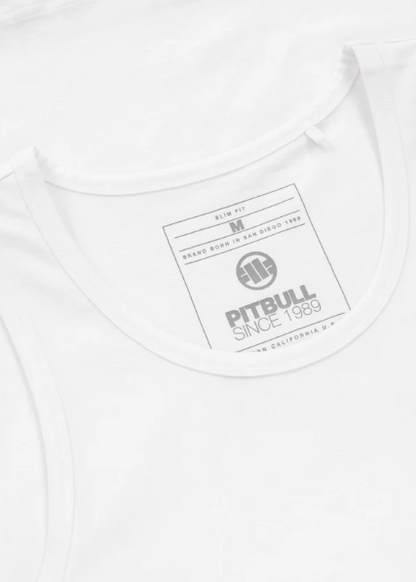 Tanktop Slim Fit Small Logo - Weiß