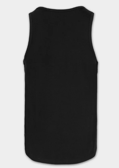 Tanktop Slim Fit Small Logo - Schwarz