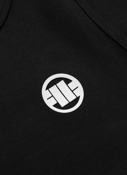 Tanktop Slim Fit Small Logo - Schwarz