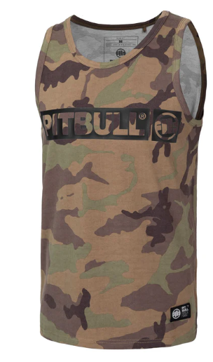 Tanktop Slim Fit Hilltop - Woodland Camouflage