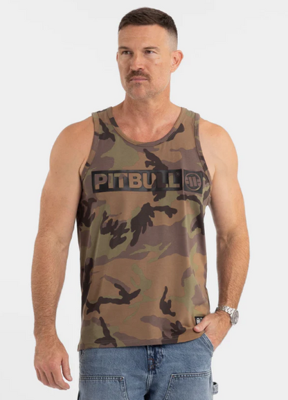Tanktop Slim Fit Hilltop - Woodland Camouflage