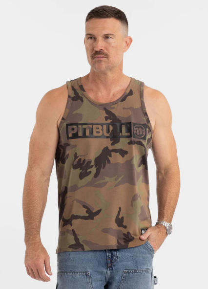 Tanktop Slim Fit Hilltop - Woodland Camouflage