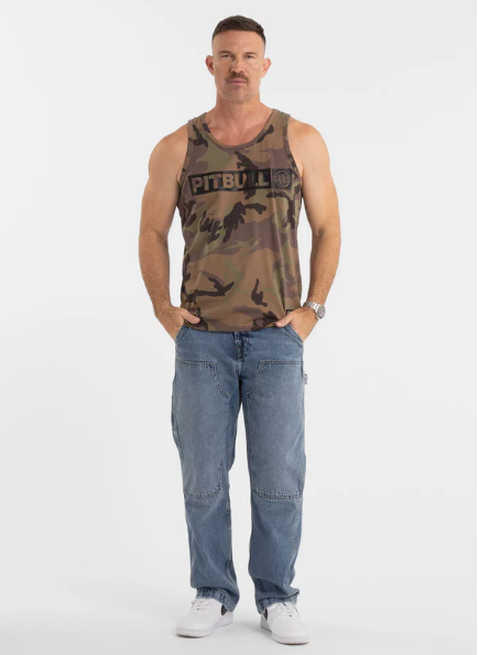 Tanktop Slim Fit Hilltop - Woodland Camouflage