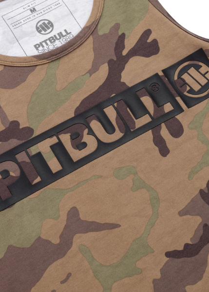 Tanktop Slim Fit Hilltop - Woodland Camouflage