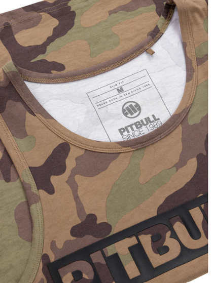 Tanktop Slim Fit Hilltop - Woodland Camouflage
