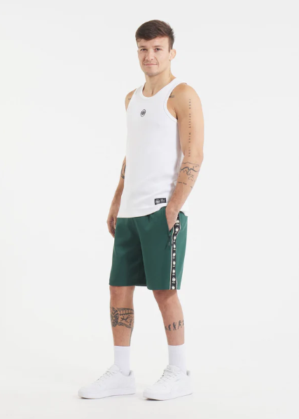 Tanktop Rib Small Logo - Weiß