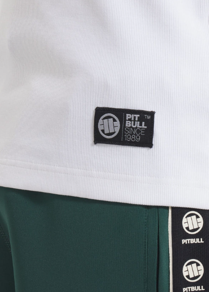 Tanktop Rib Small Logo - Weiß