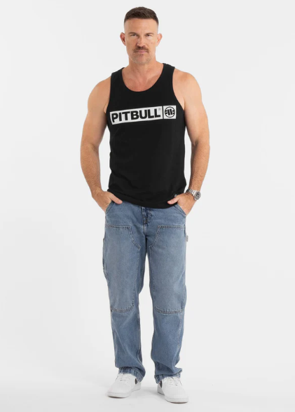 Tanktop Slim Fit Hilltop - Schwarz