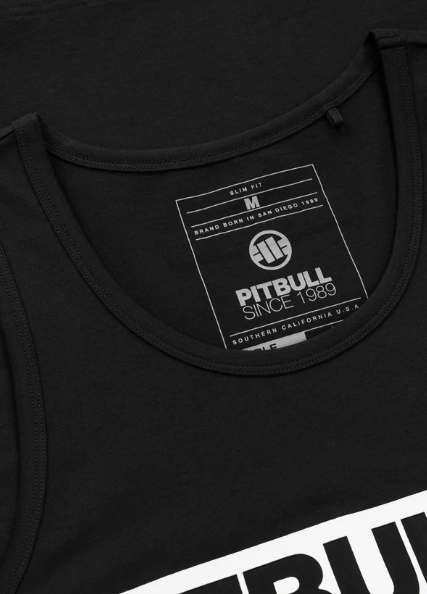 Tanktop Slim Fit Hilltop - Schwarz