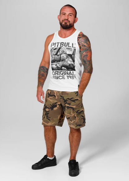 Tanktop Slim Fit Drive - Weiß