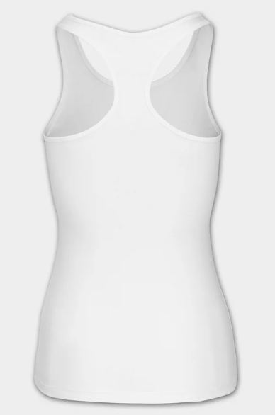Damen Tank Top Slim Fit PUPPY - Weiß
