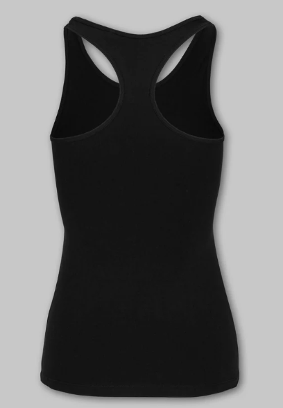 Damen Tank Top Slim Fit PUPPY - Schwarz