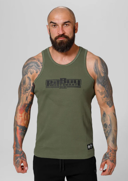 Tanktop Rib Classic Boxing - Olivgrün