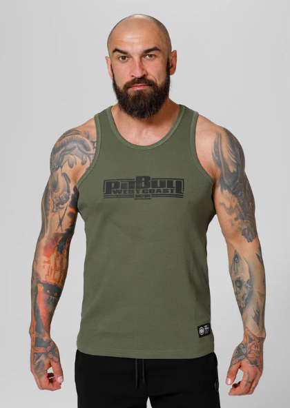 Tanktop Rib Classic Boxing - Olivgrün