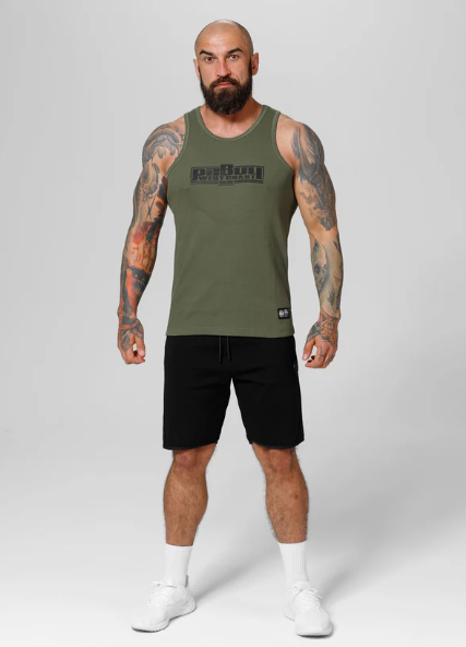 Tanktop Rib Classic Boxing - Olivgrün