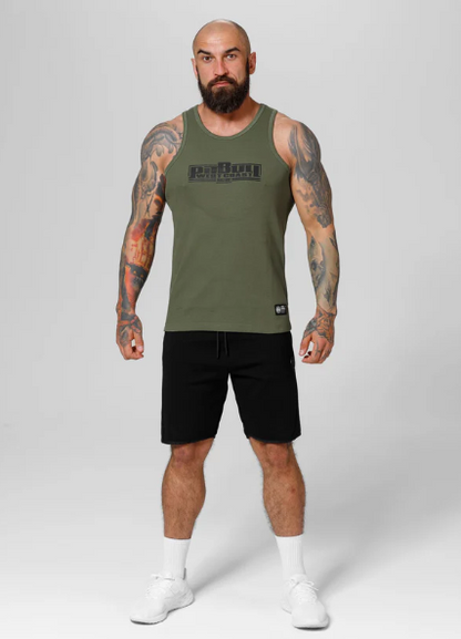 Tanktop Rib Classic Boxing - Olivgrün