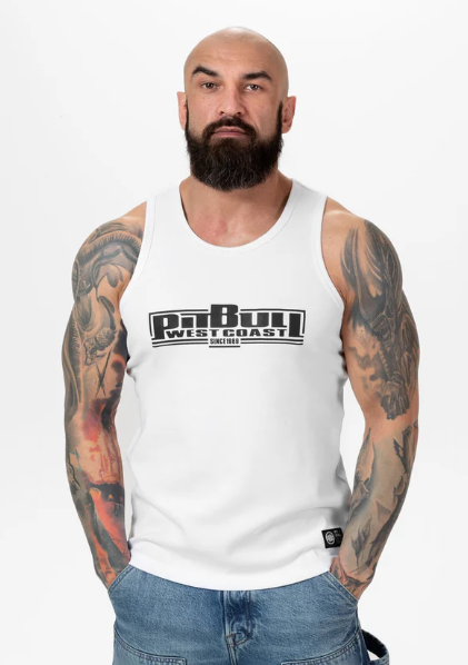 Tanktop Rib Classic Boxing - Weiß