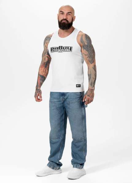 Tanktop Rib Classic Boxing - Weiß