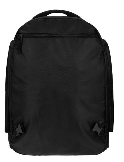 Großer Trainingsrucksack Hilltop - Schwarz/Schwarz