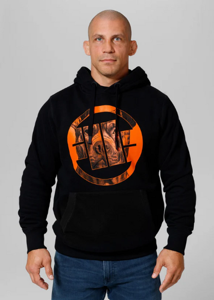 Hoodie Orange Dog 24 - Schwarz