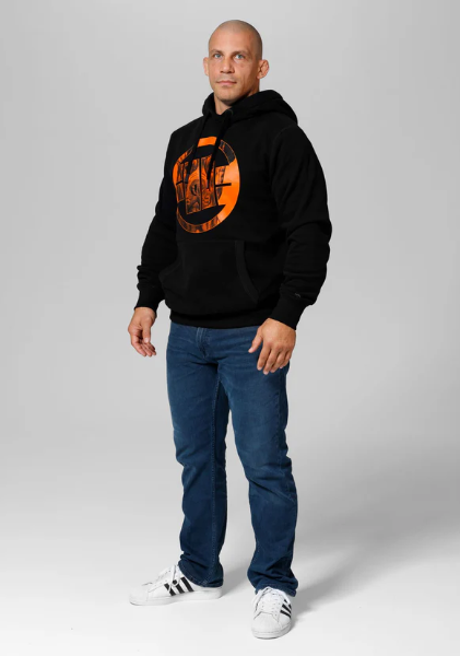 Hoodie Orange Dog 24 - Schwarz