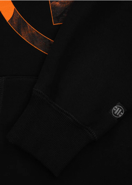 Hoodie Orange Dog 24 - Schwarz
