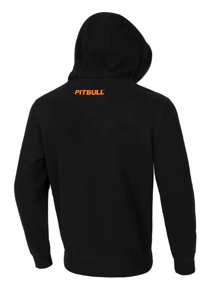 Hoodie Orange Dog 24 - Schwarz