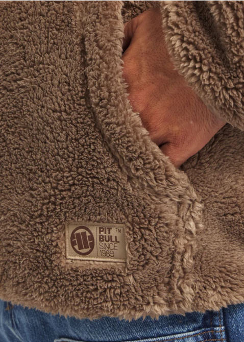 Herren Kapuzenpullover Aragon Coyote Brown