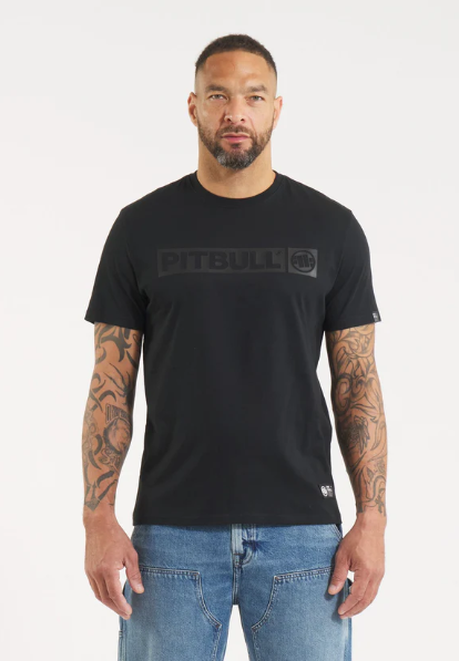 Herren T-Shirt All Black HILLTOP - Schwarz