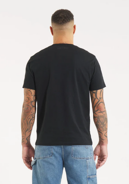 Herren T-Shirt All Black HILLTOP - Schwarz