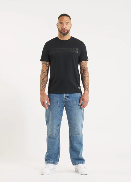 Herren T-Shirt All Black HILLTOP - Schwarz