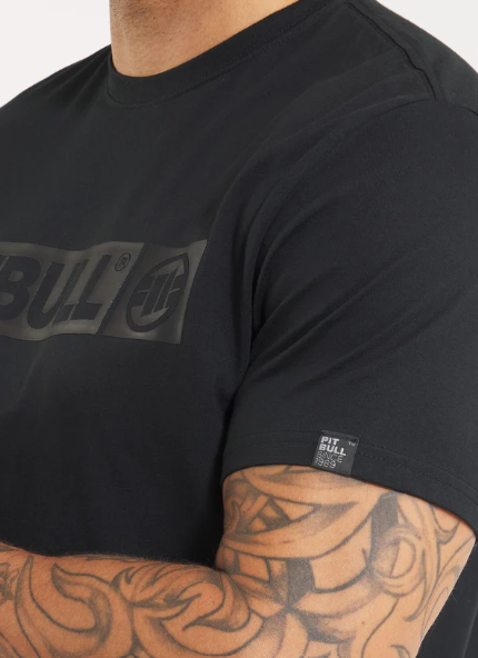 Herren T-Shirt All Black HILLTOP - Schwarz