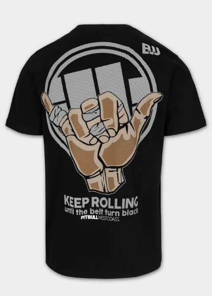 T-Shirt Keep Rolling - Schwarz