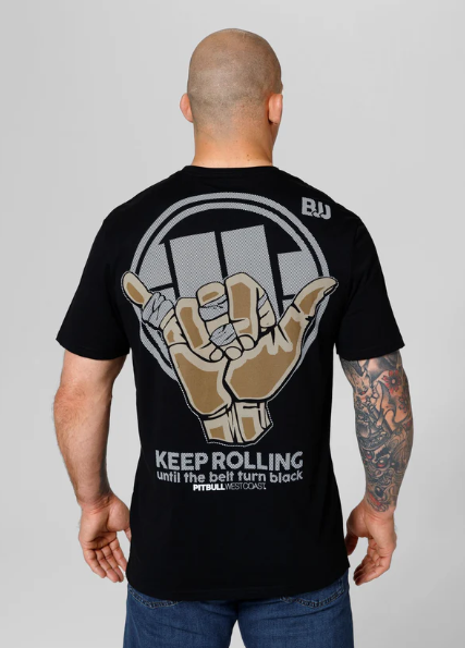 T-Shirt Keep Rolling - Schwarz