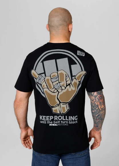 T-Shirt Keep Rolling - Schwarz