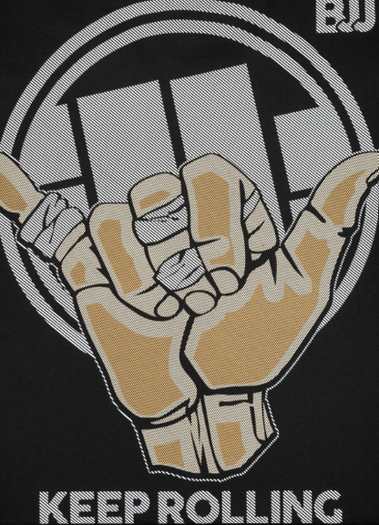 T-Shirt Keep Rolling - Schwarz
