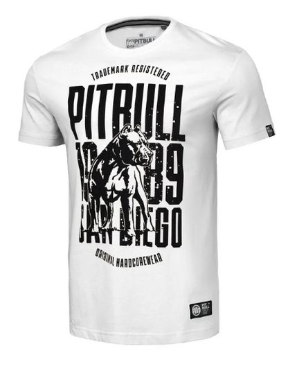 T-Shirt San Diego Dog - Weiß